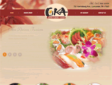 Tablet Screenshot of okaasianfusion.com